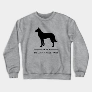 Belgian Malinois Black Silhouette Crewneck Sweatshirt